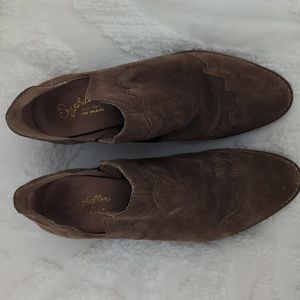 Seychelles Tan Suede Reservoir Boots Size 8.5